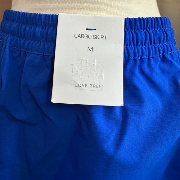 Blue cargo skirt - Picture 4 of 4